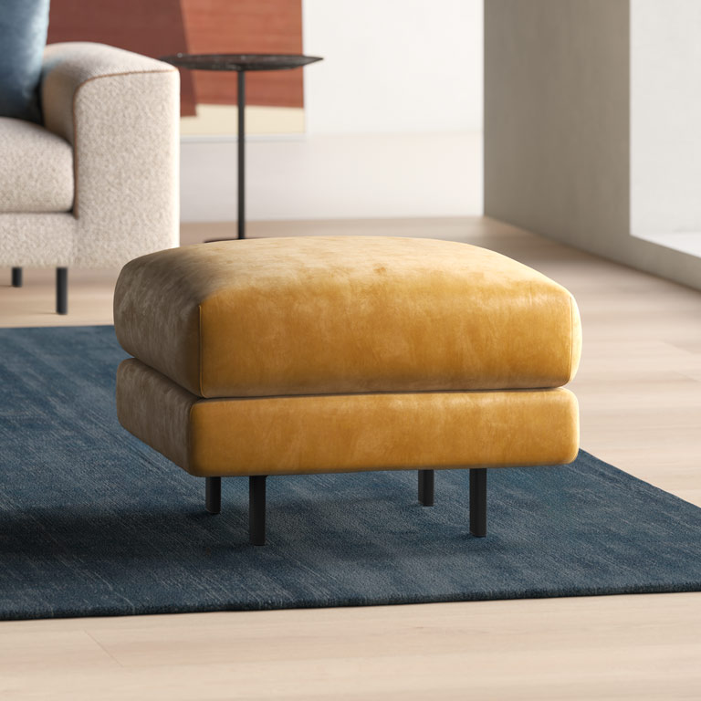 Pouf Paris MorbidLine Salotti